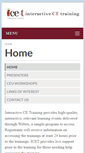 Mobile Screenshot of interactivecetraining.com